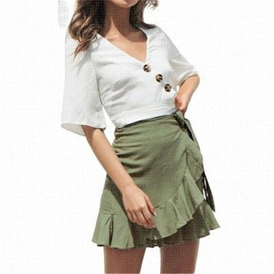 Women's Casual Elegant Waisted Skirt Dresses