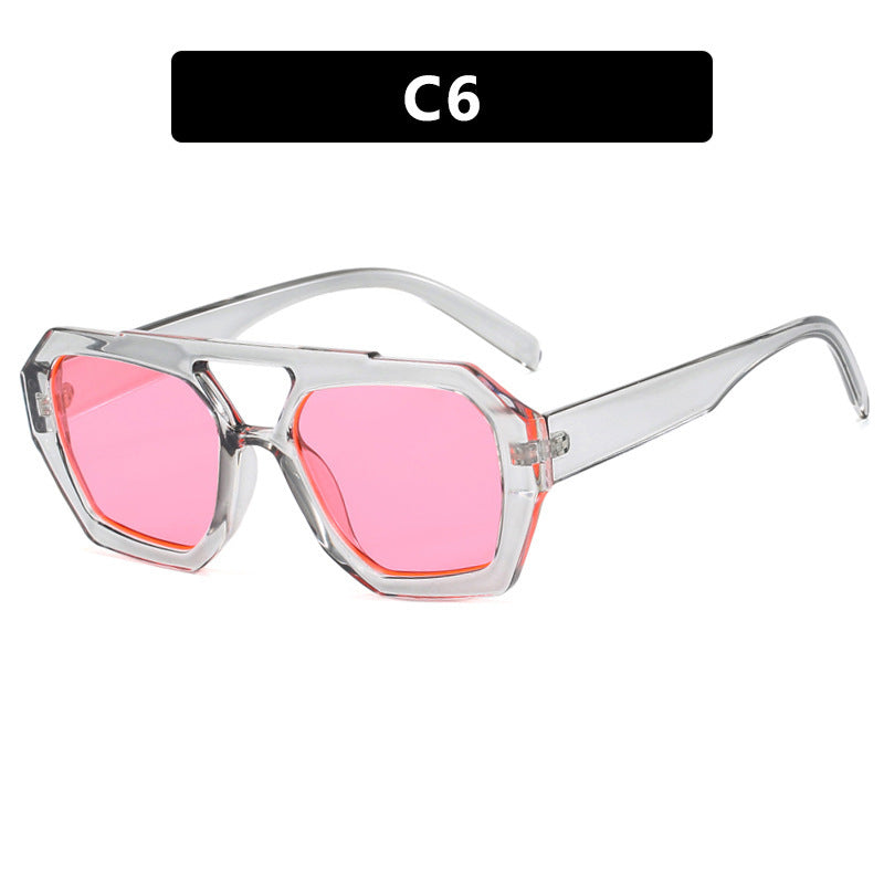Leopard Print Oversized Sunglasses