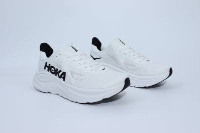 Clifton 10 - HK Unisex Sneakers - White Black