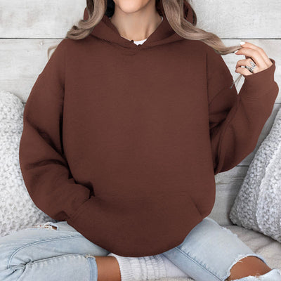 Loose Multi-Color Hooded Sweater