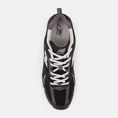 NB 530 - BLACK with MAGNET and Silver Metallic