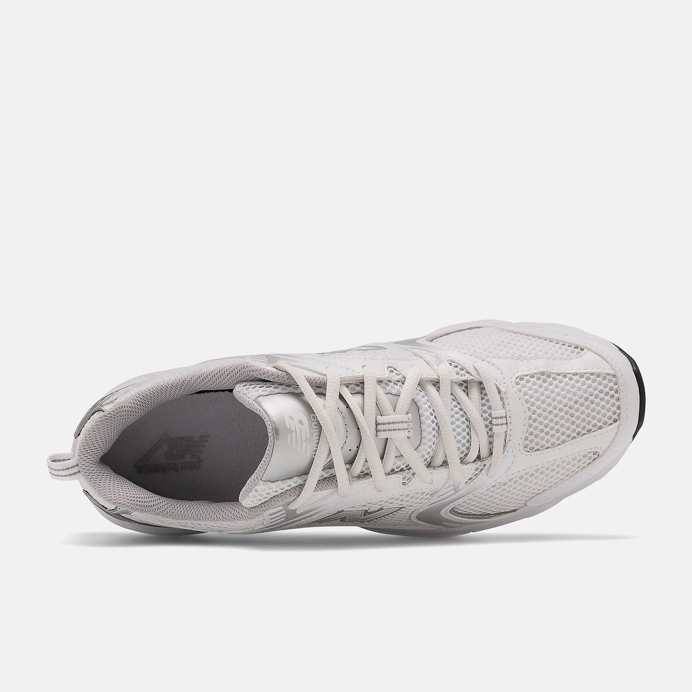 NB 530 - WHITE with SILVER METALLIC